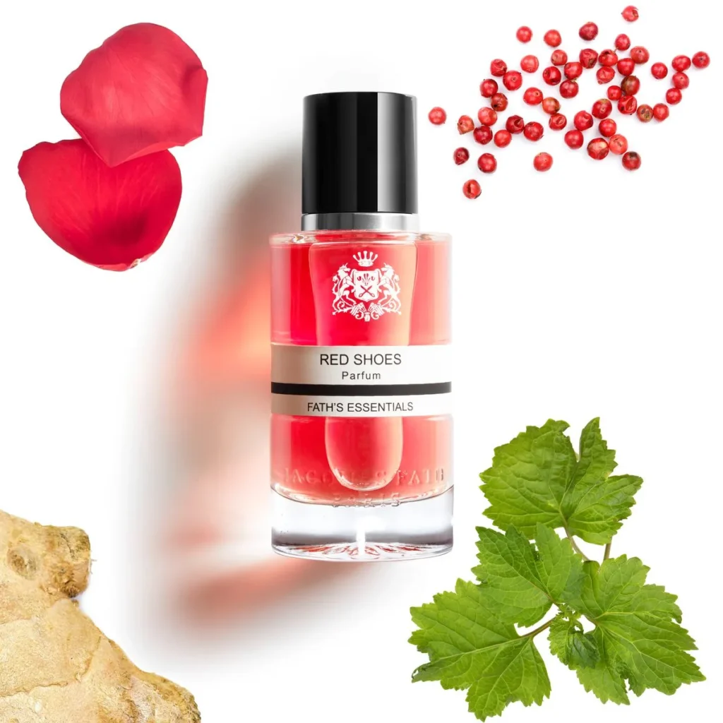 Red Shoes Jacques Fath Parfums