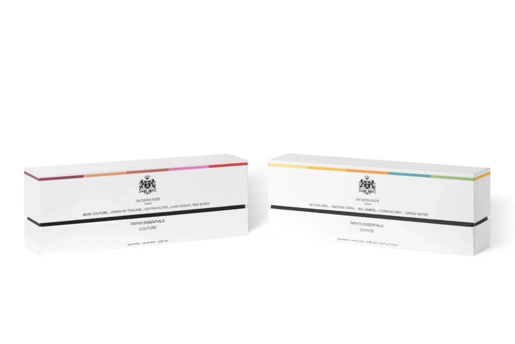 Jacques Fath Parfums, Coffrets Sets Voyage and Couture